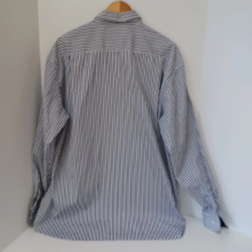 Paul‎ & Shark Shirt Mens XL 45 Blue Yellow Striped Adult Yachting Italy Made